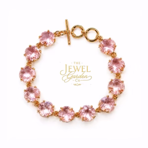 The Rose Garden Collection - Pretty Pink Crystal Bracelet